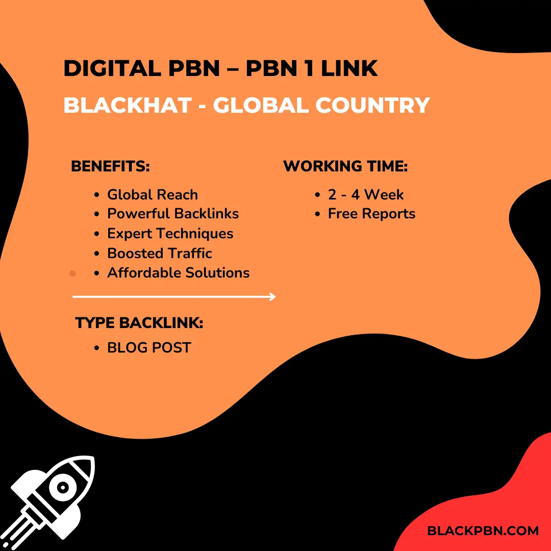 Digital PBN Blackhat GLOBAL Blog Post – PBN 1 Link