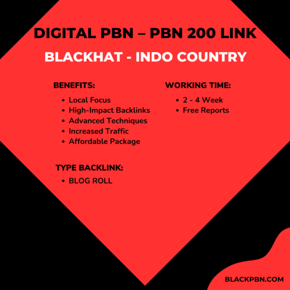 Go PBN Blackhat INDO Blog Roll – PBN 200 Link